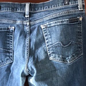 7 for all mankind jeans dirty blue wash